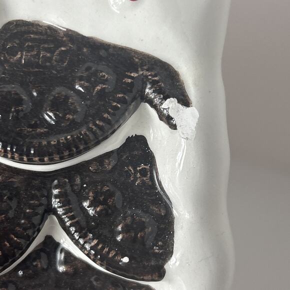 Vintage Oreo Gingerbread House 2001 Christmas Holiday Cookie Jar READ - Picture 5 of 7